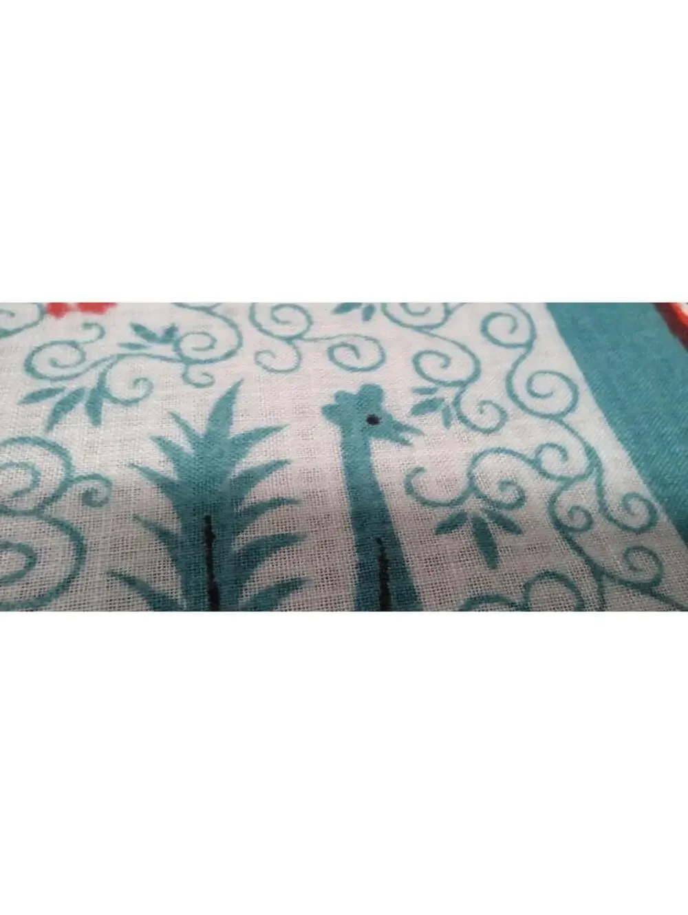 1950s Hankie FAITH AUSTIN Mid Century Colors Birds Peacock Rooster Rare Birds